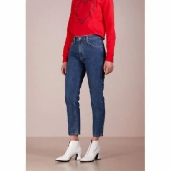 Current/Elliot The Vintage Cropped Jeans Blue Size 26 - Picture 6 of 16